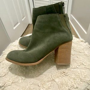 Moss Green Ankle Boots